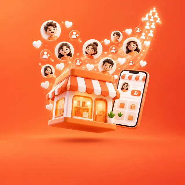 Gói tăng follow shop Shopee từ Subcheo